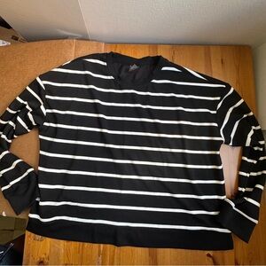 Danskin striped long sleeve top size XL